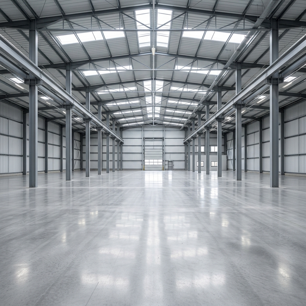 Before: Industrial unit layout concept